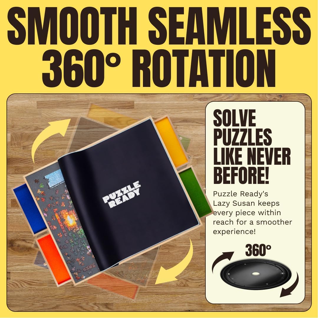 Puzzle Board – Portable Board for Puzzles, Lego Building & Gift Giving