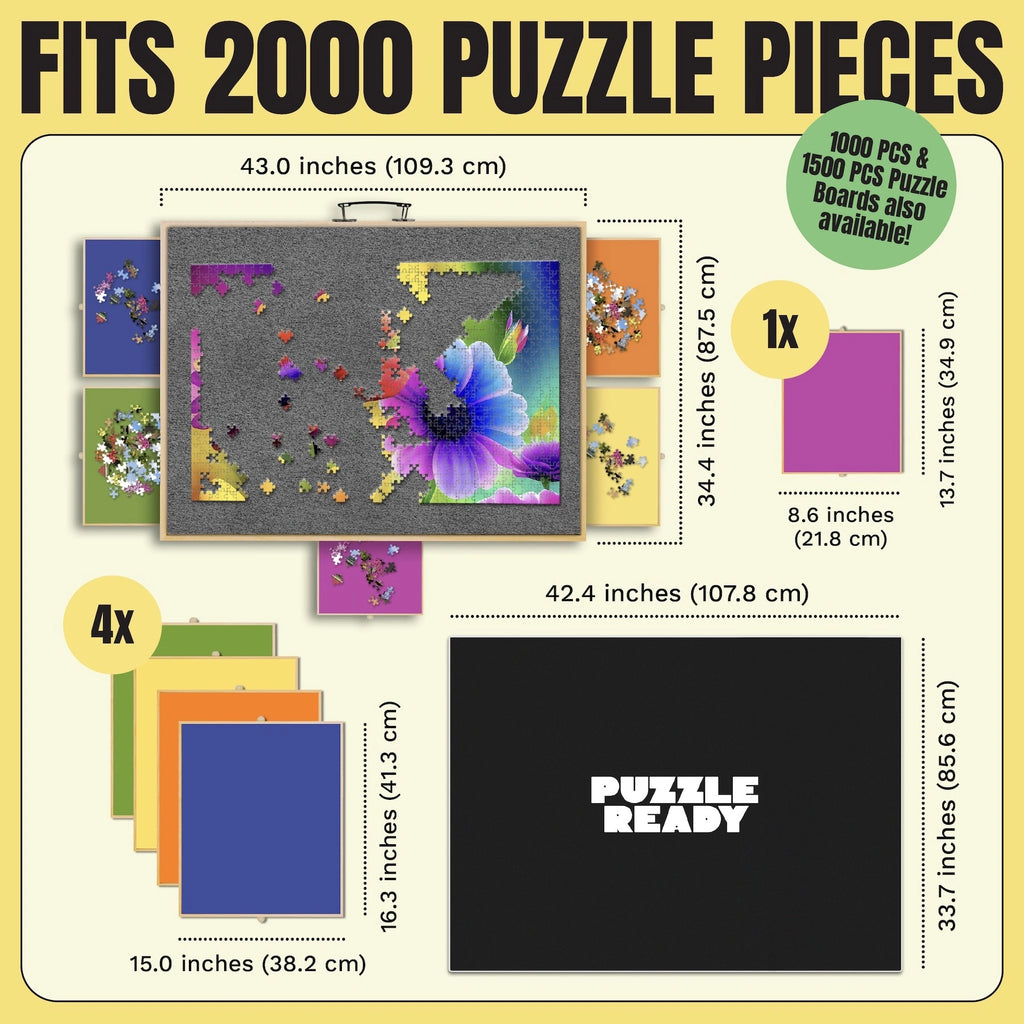 Puzzle Table - 100 to 1000 Pieces