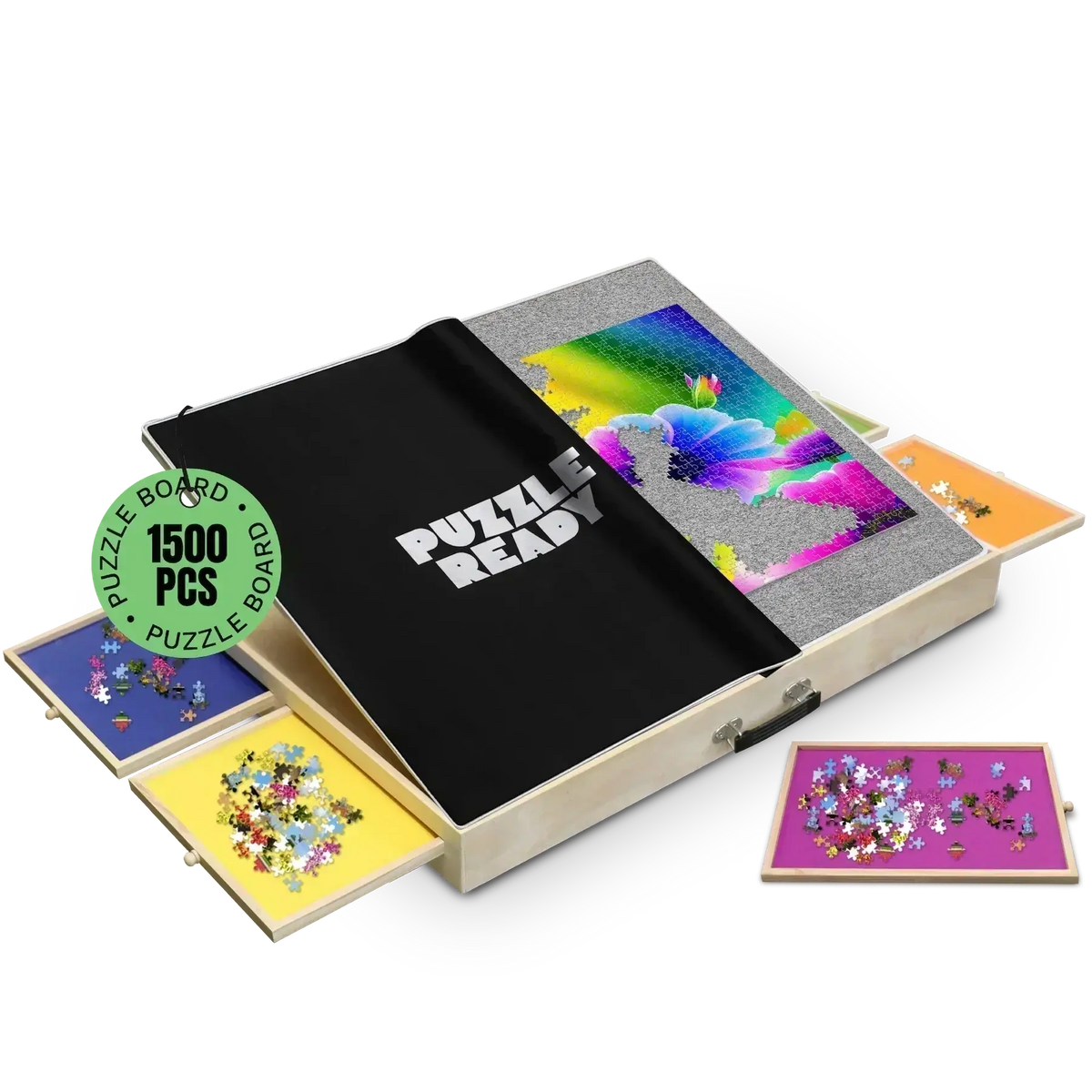 Accessoire puzzle - 6 boîtes de tri - Jig & Puz | Les 7 Royaumes Accessoire puzzle - 6 boîtes de tri - Jig & Puz | Les 7 Royaumes