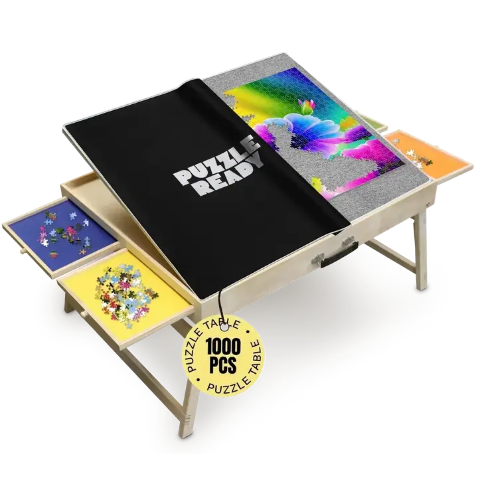 Puzzle Table with Legs – Ultimate Jigsaw Puzzle Station for Families and Hobbyists