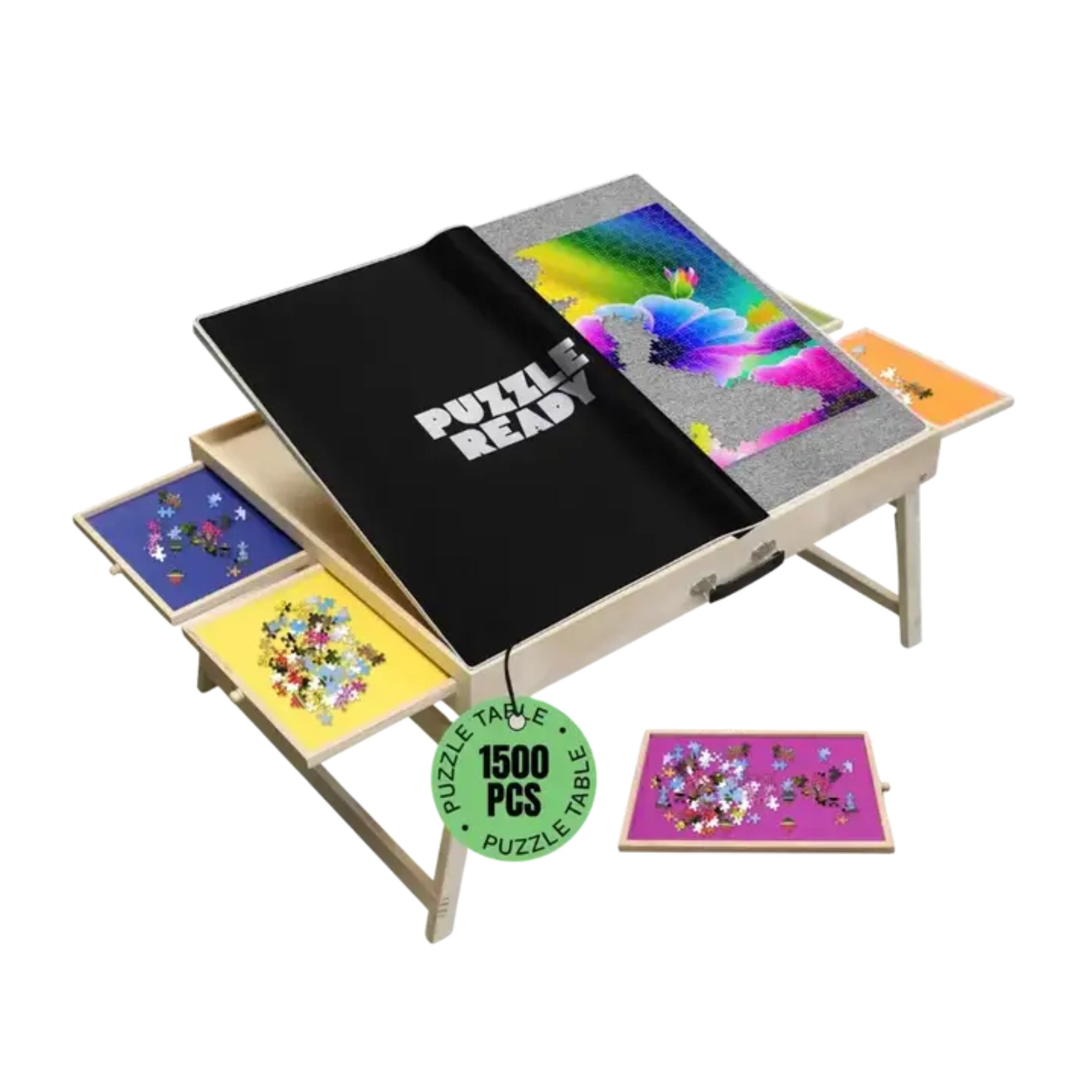Puzzle Table with Legs – Ultimate Jigsaw Puzzle Station for Families and Hobbyists
