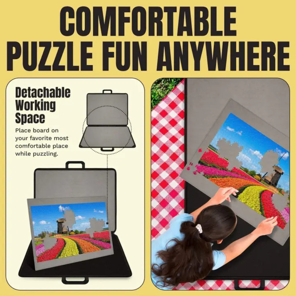 Puzzle Caddy – Portable Puzzle Carrier for 1000–1500 Piece Jigsaw Puzzles