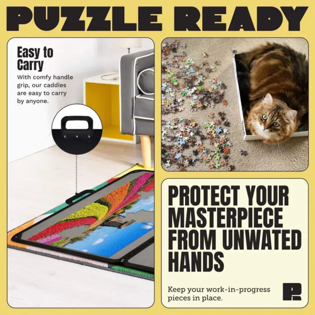 Puzzle Caddy – Portable Puzzle Carrier for 1000–1500 Piece Jigsaw Puzzles