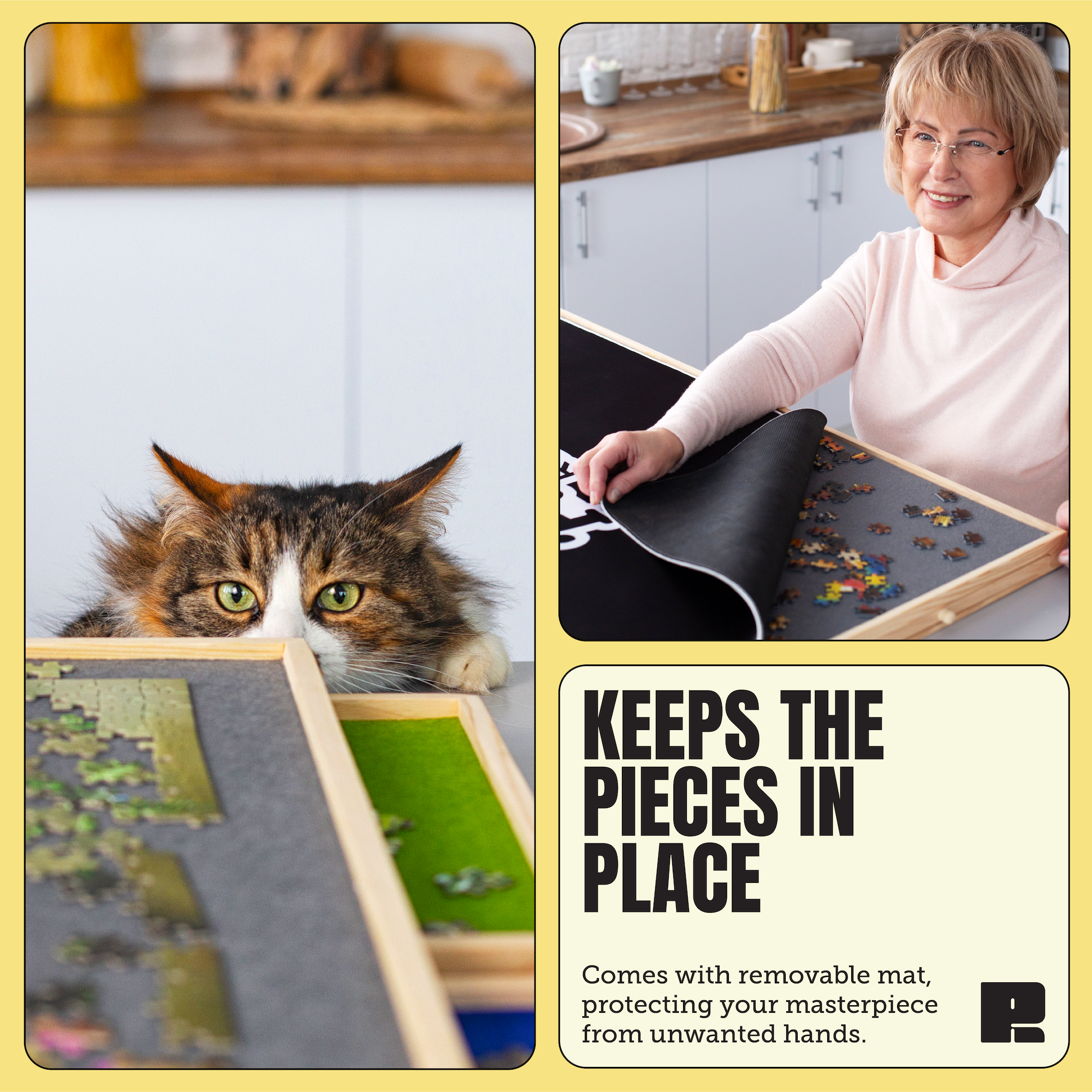 Puzzle Ready puzzle board with cover 