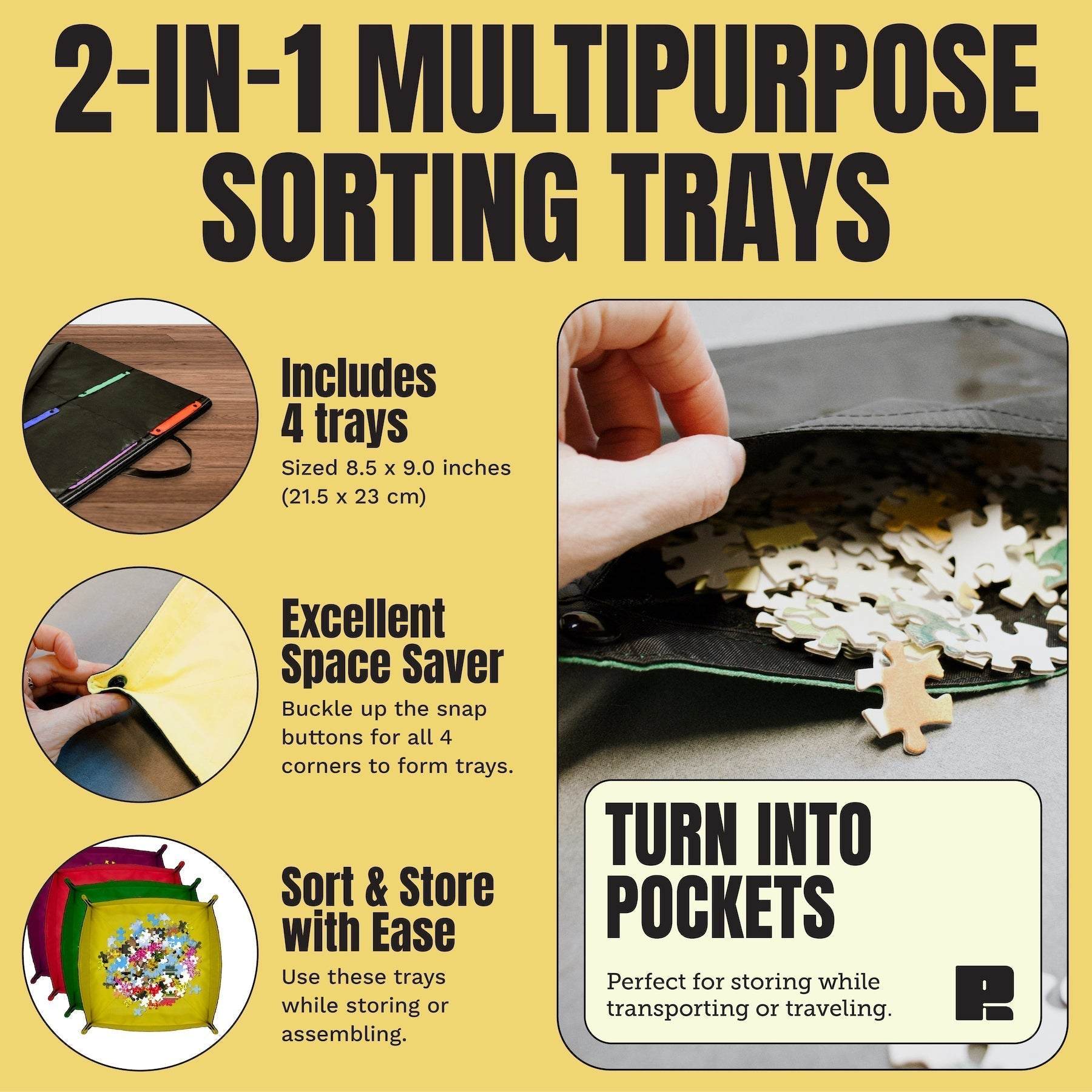 portable puzzle caddy